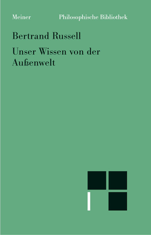 Unser Wissen von der Außenwelt